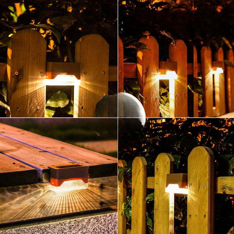 LED solar outdoor light with dusk sensor