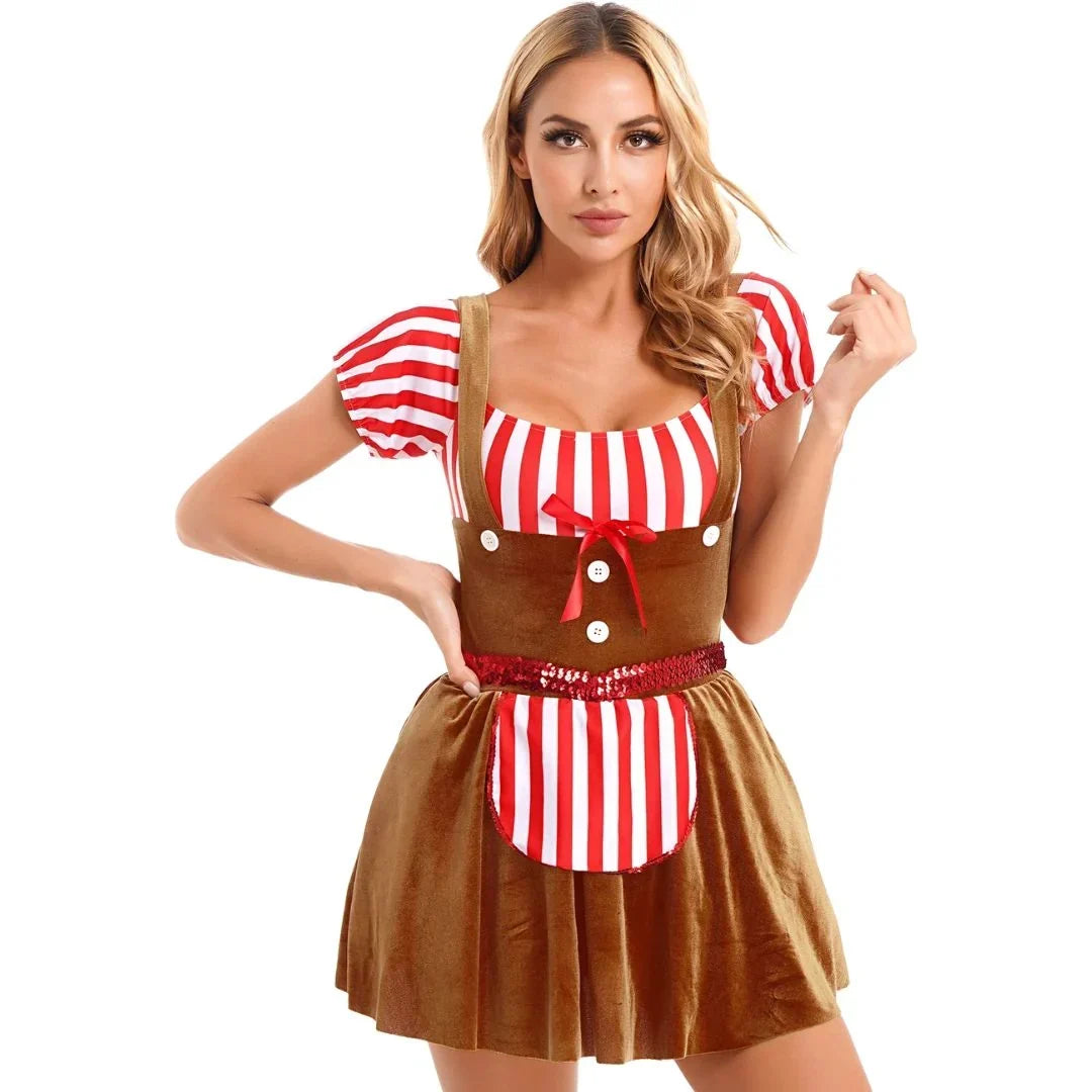Women's Traditional Bavarian Oktoberfest Dirndl
