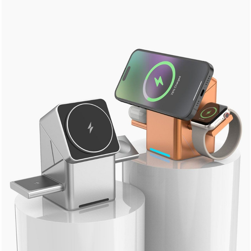 ChargingDock – 3-in-1 Magnetic Charging Dock with Stand