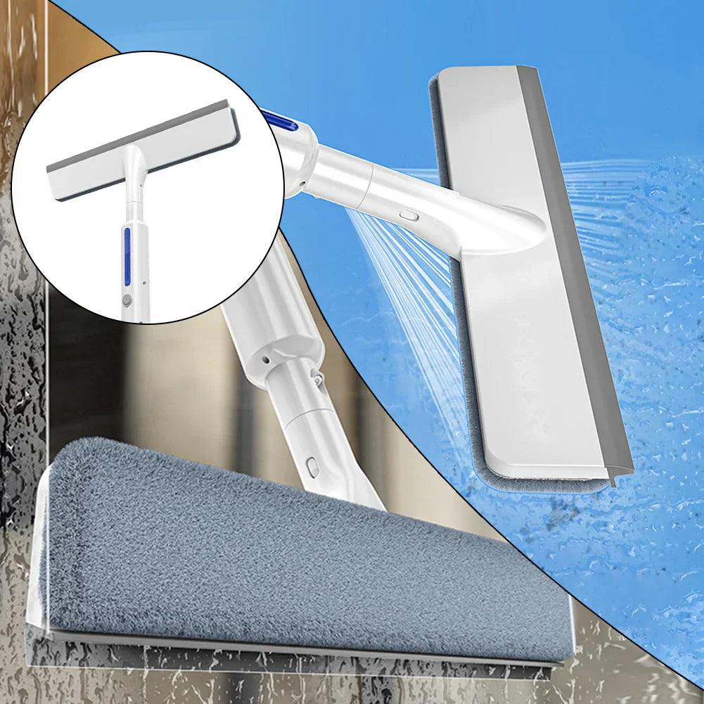 WindowCleaner – Double-sided window cleaner with spray function and telescopic handle