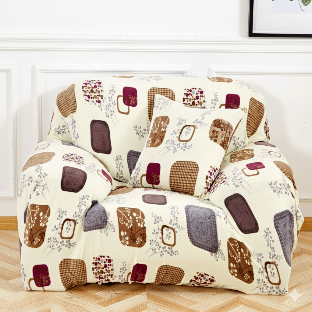 StretchCover Sofa Cover, Stretchy Wrinkle-Resistant Furniture Protector