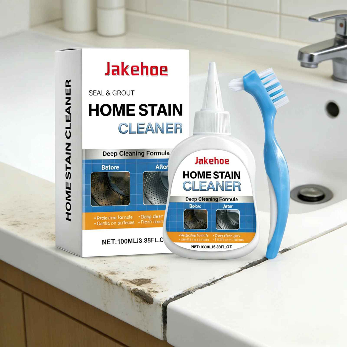 StainSolution Stain Remover with Scrubber