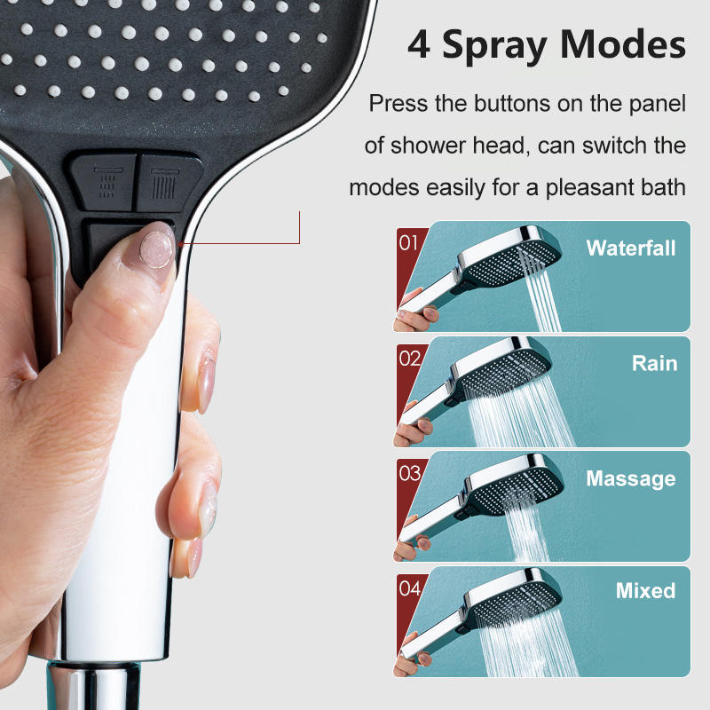 AquaShower – High-Pressure Handheld Showerhead