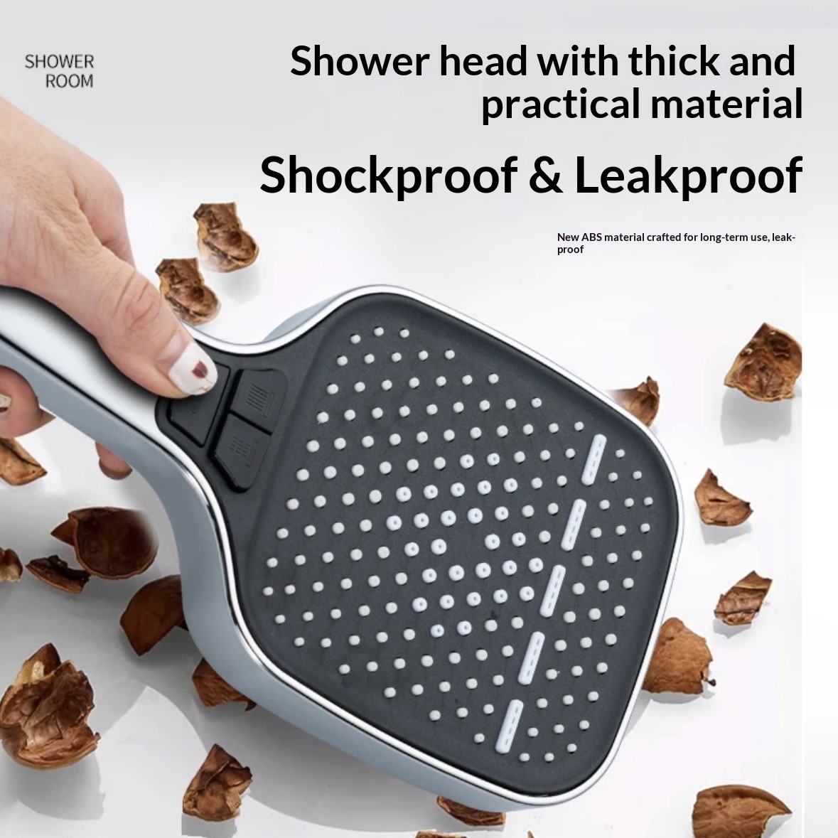 AquaShower – High-Pressure Handheld Showerhead