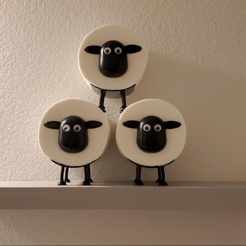 TissueHolder Decorative Toilet Paper Holder in Sheep Design