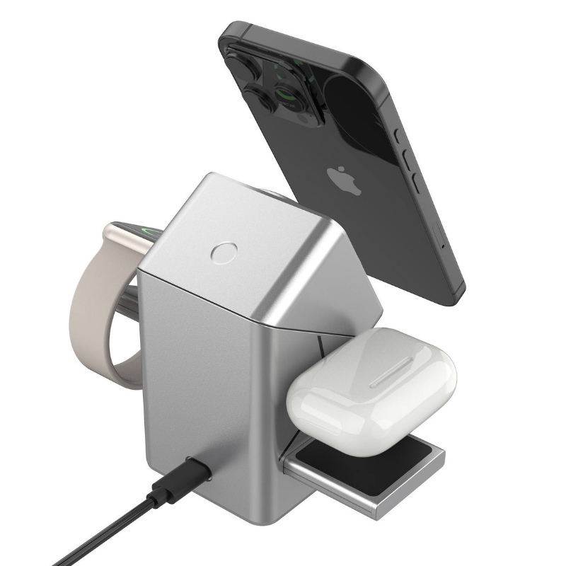 ChargingDock – 3-in-1 Magnetic Charging Dock with Stand