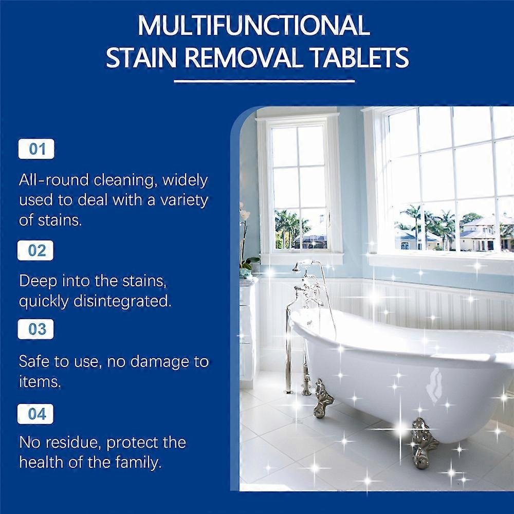 TotalClean Bio-Enzyme Cleaning Tablets, Multi-Action Stain Remover