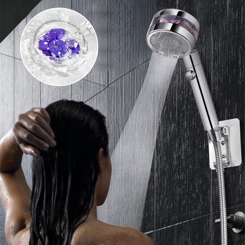 SpinShower 360-Degree Rotating High-Pressure Shower Head