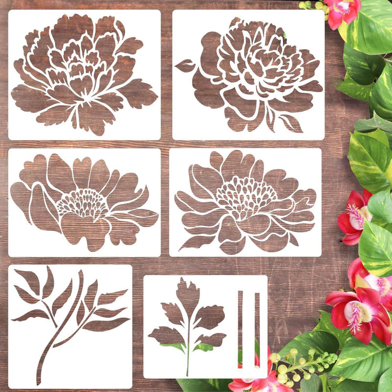 FlowerDecor – Reusable DIY wall stencils