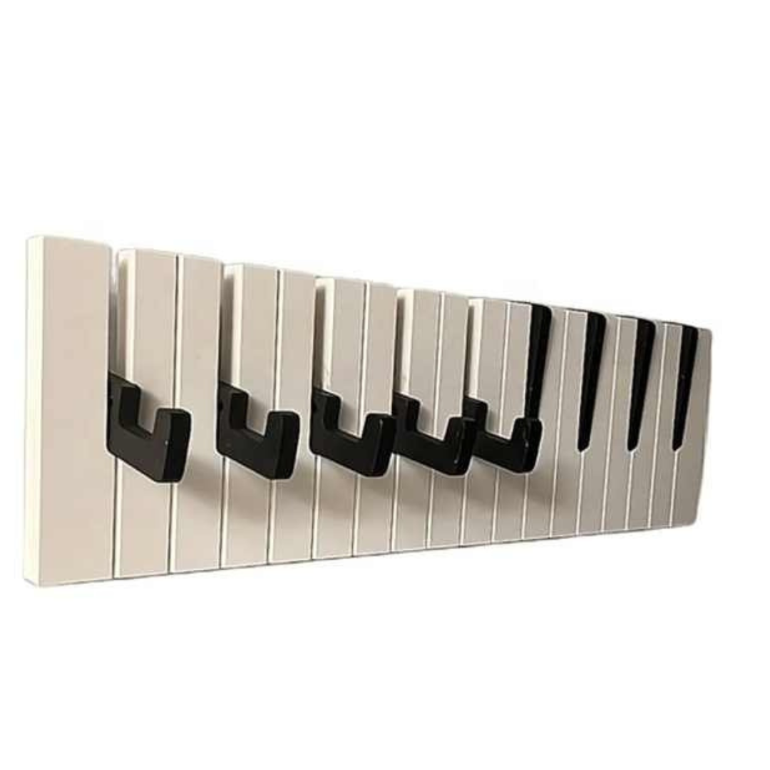 PianoRack Wall-Mounted Coat Rack in Piano Design