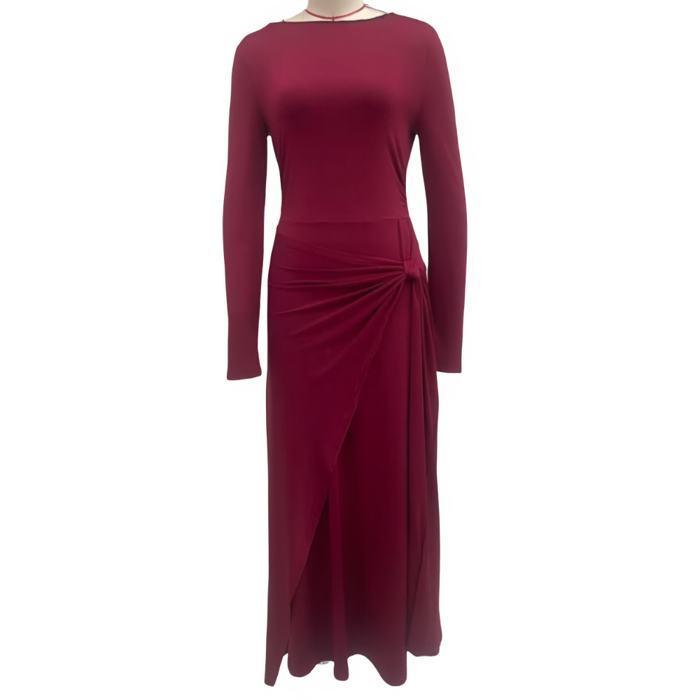 Maxi Dress Wrap Dress With Flowy Maxi Skirt