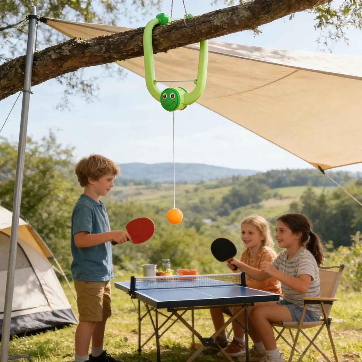 Kletshuts DoorPong Camping Outdoor Einsatz