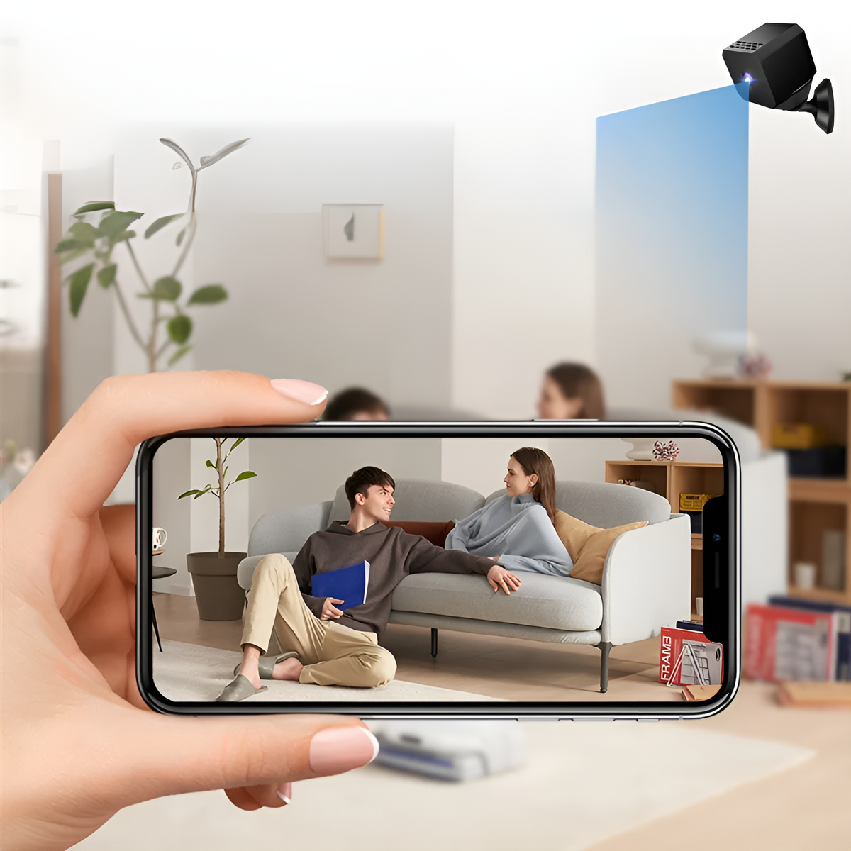CompactCamera Wireless HD Night Vision Security Camera
