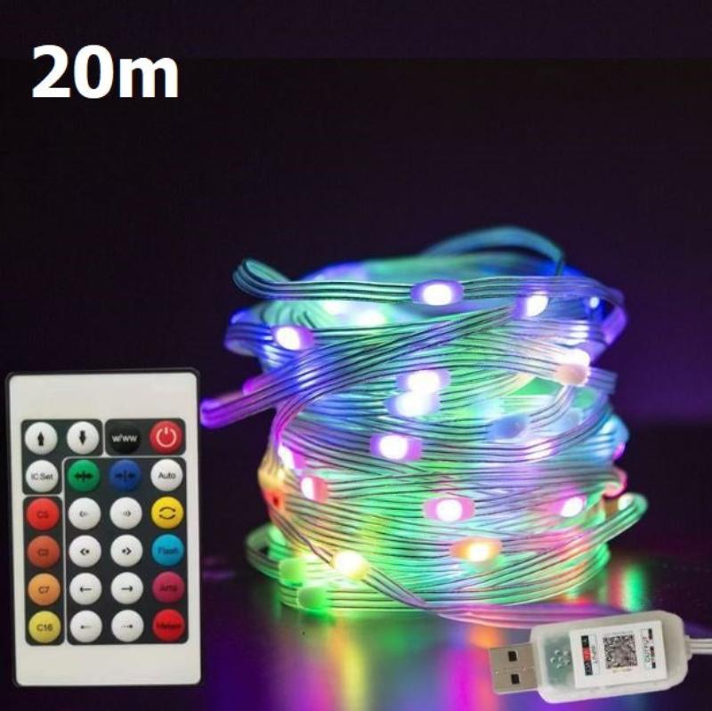 StringLight – Colorful LED fairy lights with remote control and music mode