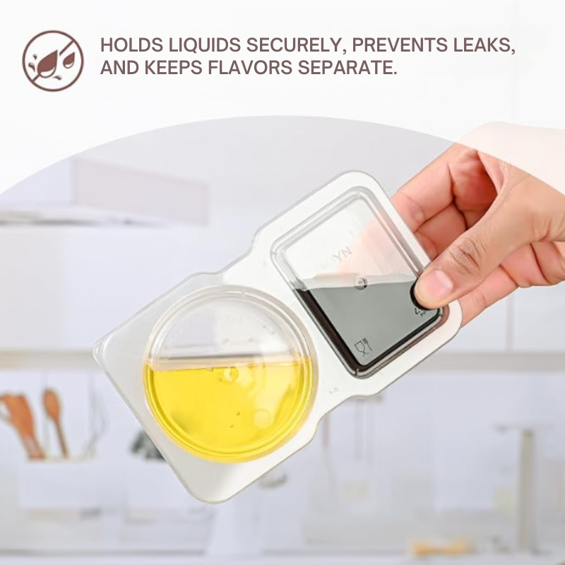 FoodContainer Dual-Compartment Snack Box