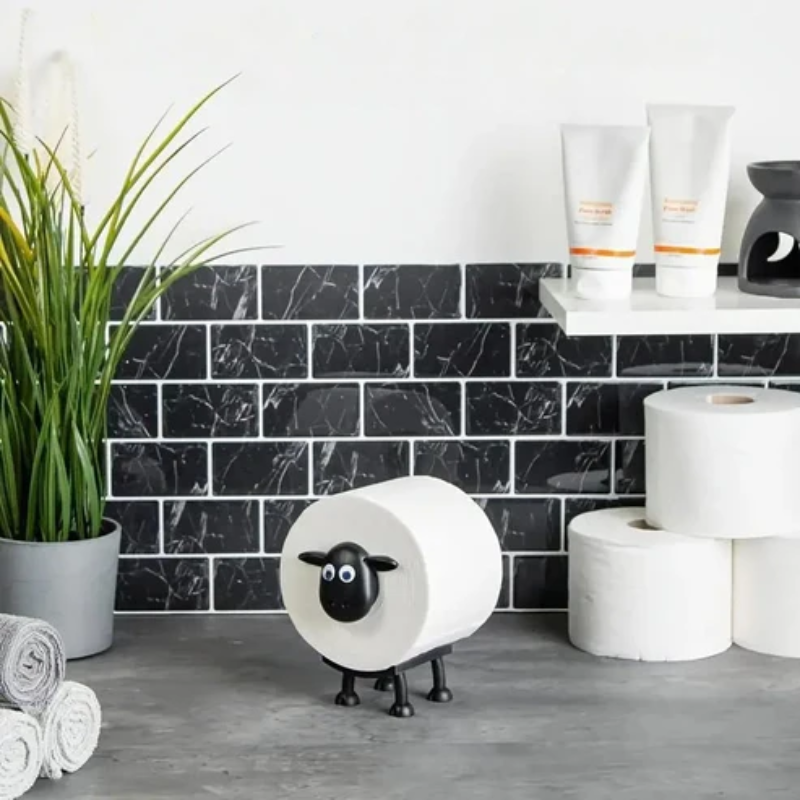 TissueHolder Decorative Toilet Paper Holder in Sheep Design
