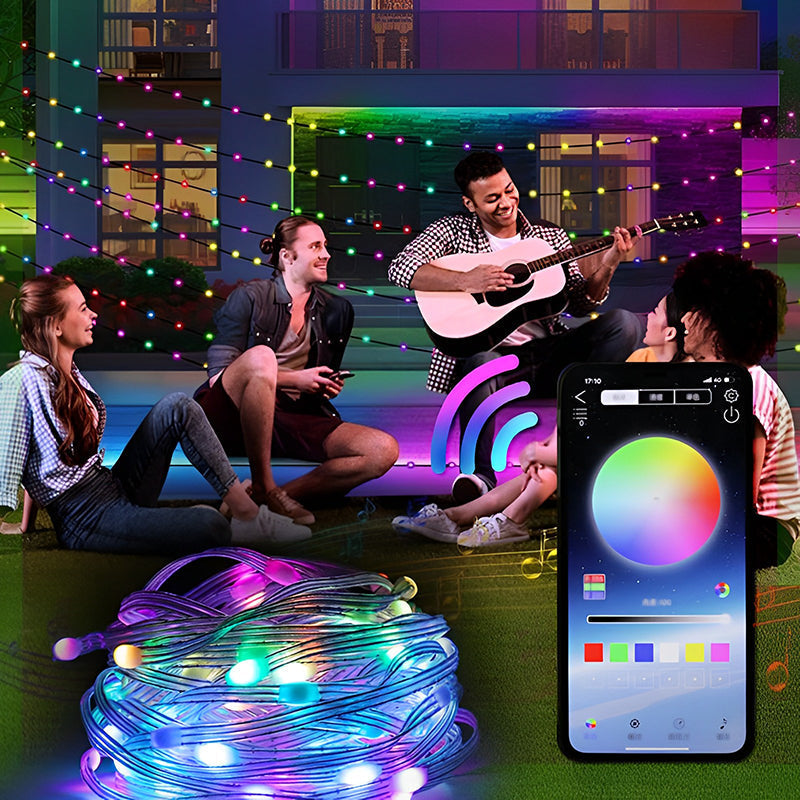 StringLight – Colorful LED fairy lights with remote control and music mode
