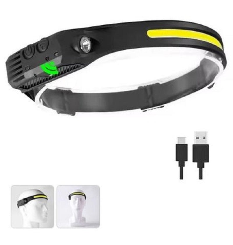 Headlight – LED headlamp with wave sensor and long battery life