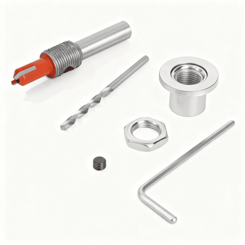 DrillGuide – Self-centering drilling jig for precise holes