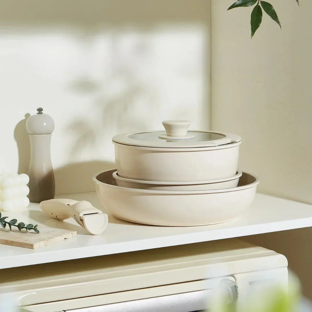 CeramicPans Ceramic Pan Set with Detachable Handles