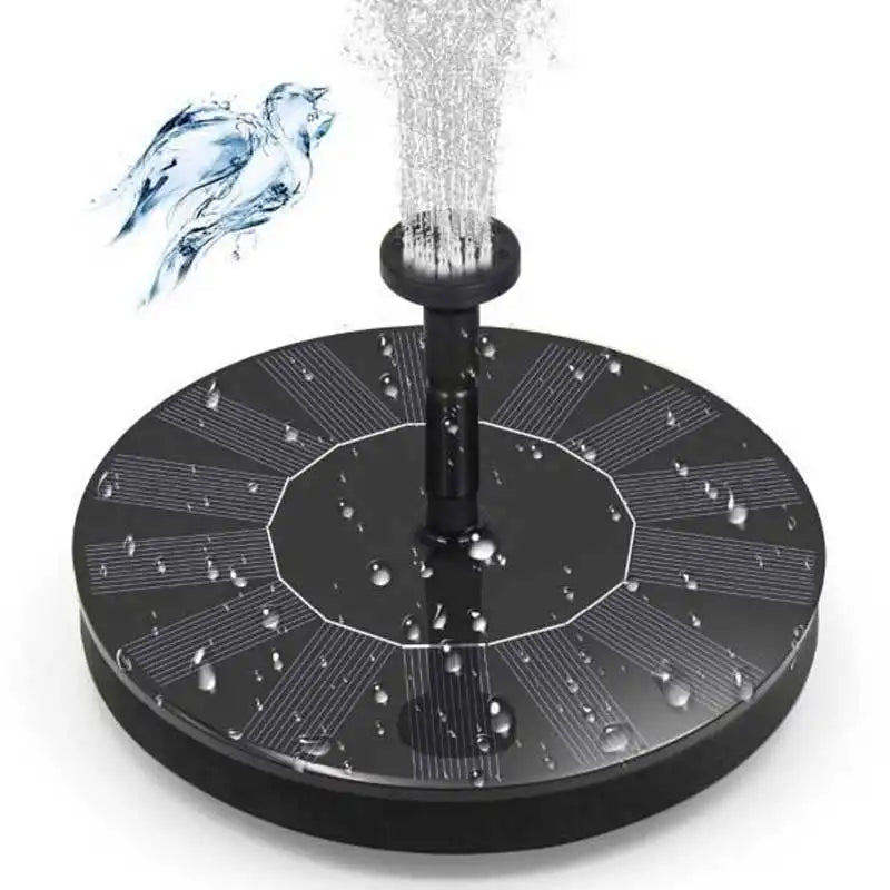 SolarFountain – Floating solar water pump for garden fountains