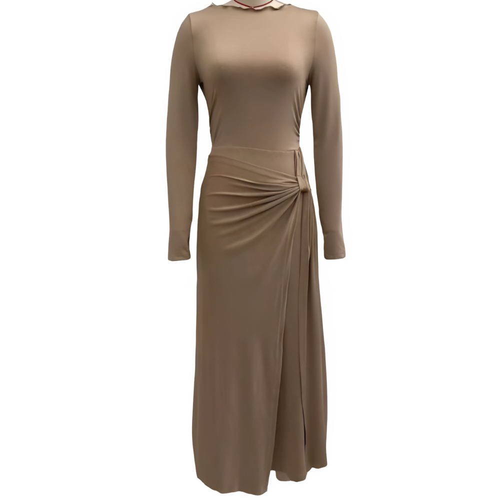 Maxi Dress Wrap Dress With Flowy Maxi Skirt