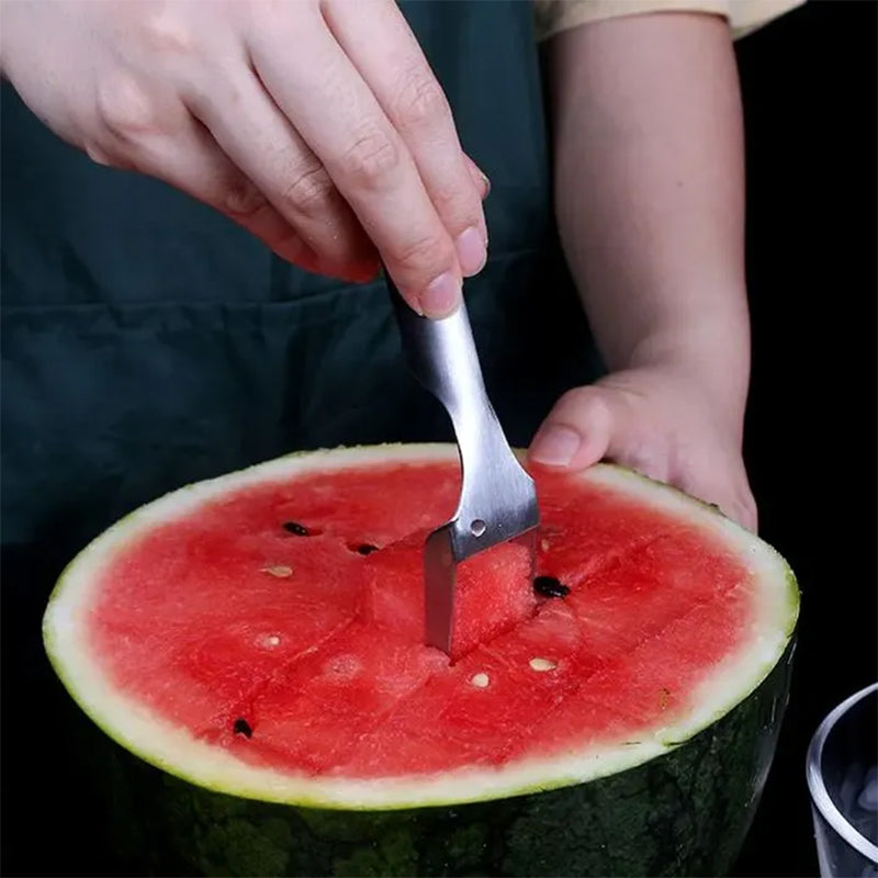 FruitCutter 2-in-1 Fruit Slicer with Fork