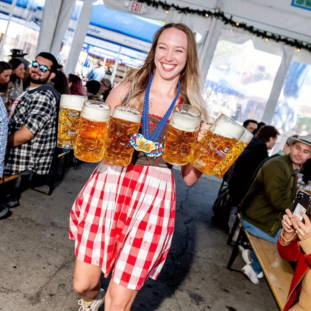 Oktoberfest Necklace Set, 21 pieces, Party Accessories Beer Mug Pendant