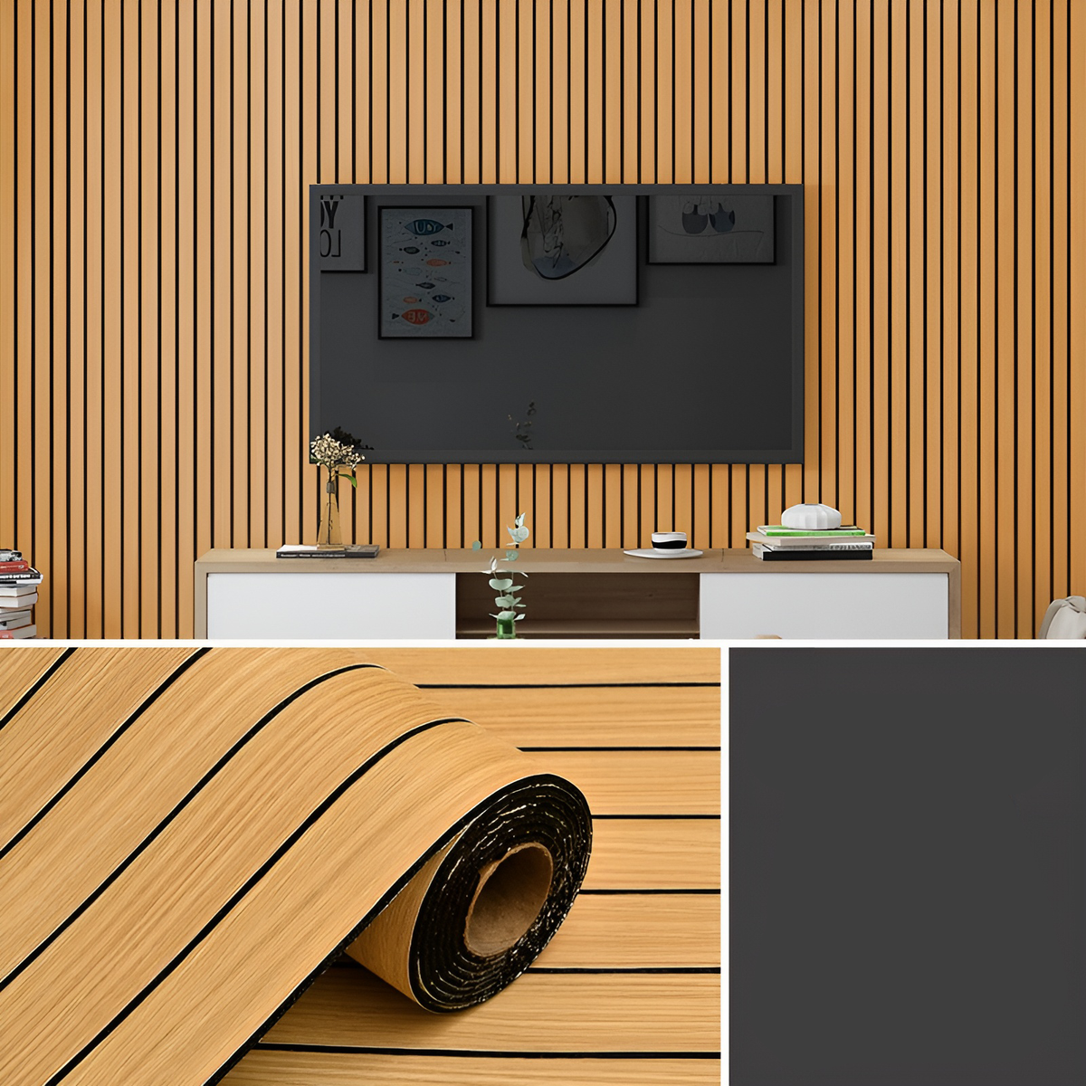 WallSticker – Self-adhesive wood-look wall decals