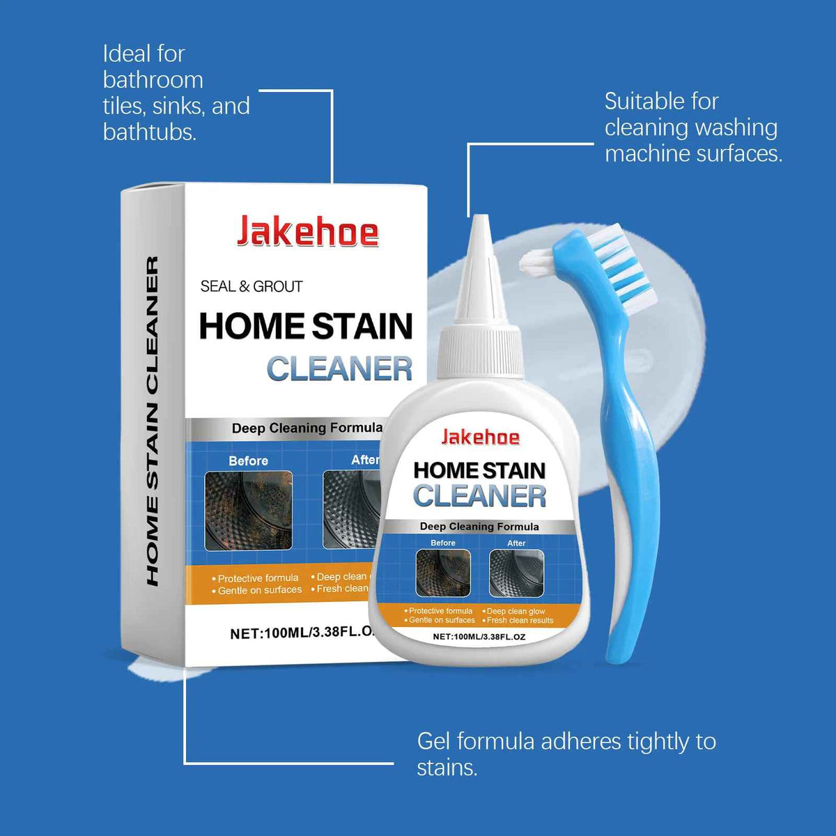 StainSolution Stain Remover with Scrubber