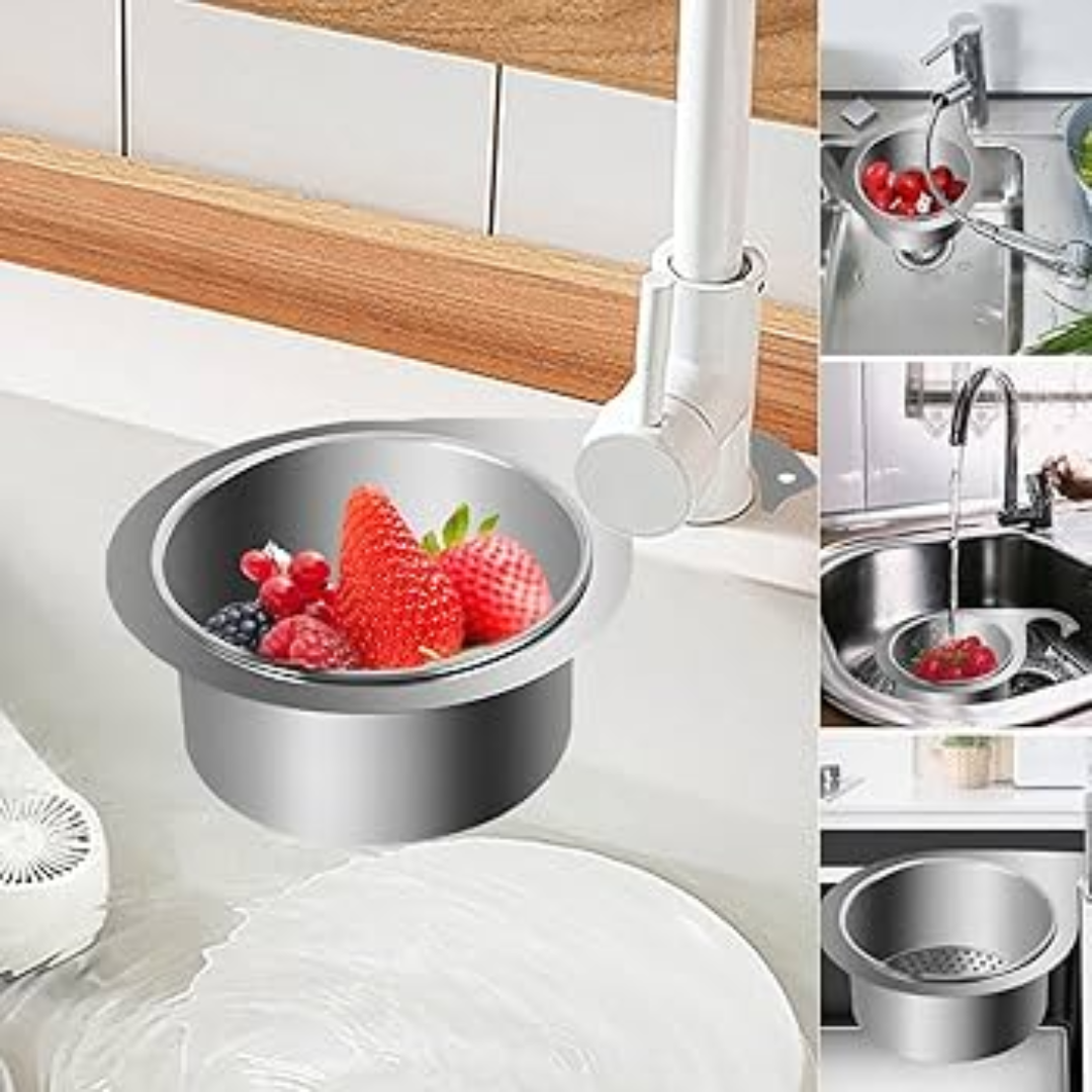 SinkStrainer Stainless Steel Swan-Design Sink Strainer