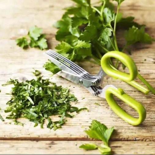 KitchenScissors 5-Blade Kitchen Shears for Herbs and Salad