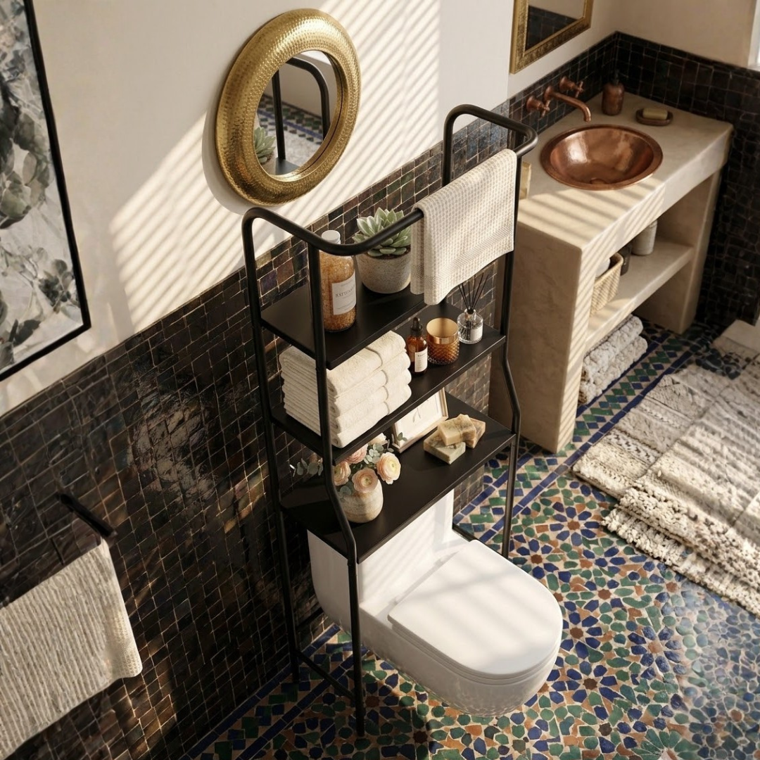 BathroomShelf Minimalist 3-Tier Bathroom Shelf