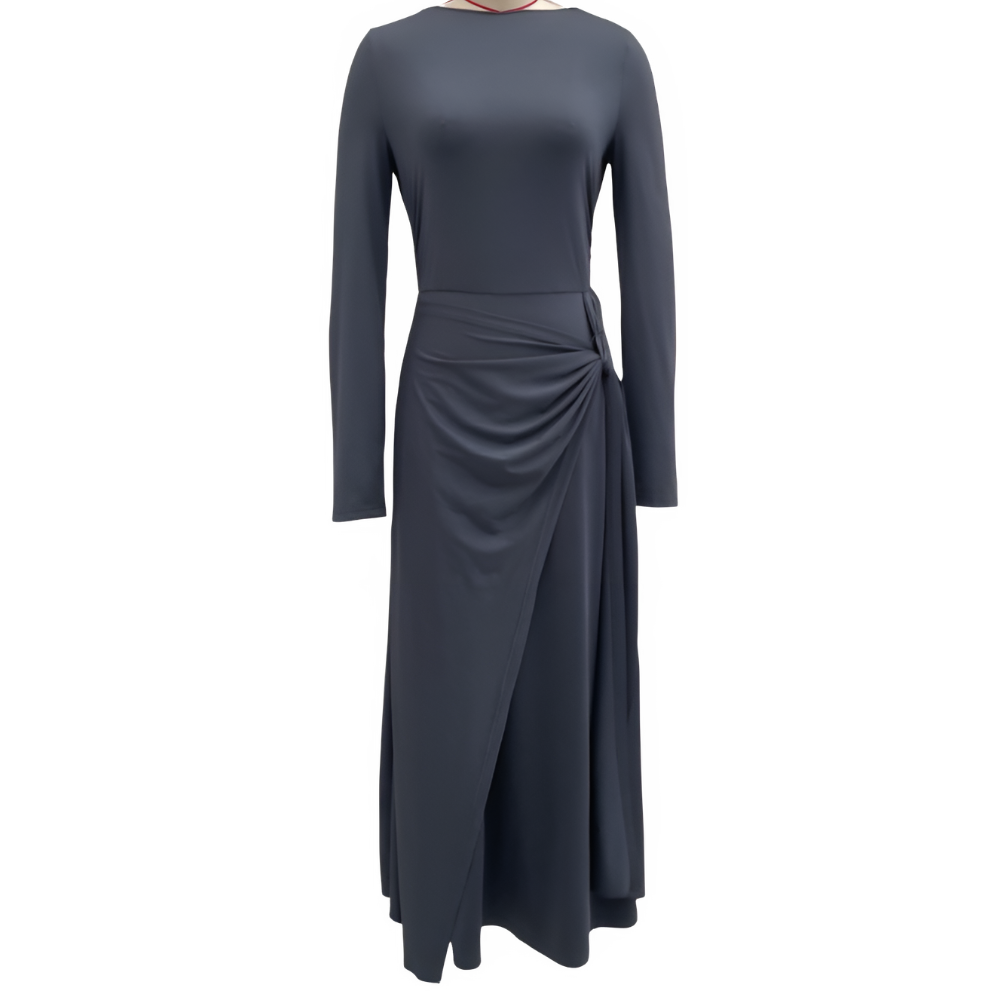 Maxi Dress Wrap Dress With Flowy Maxi Skirt