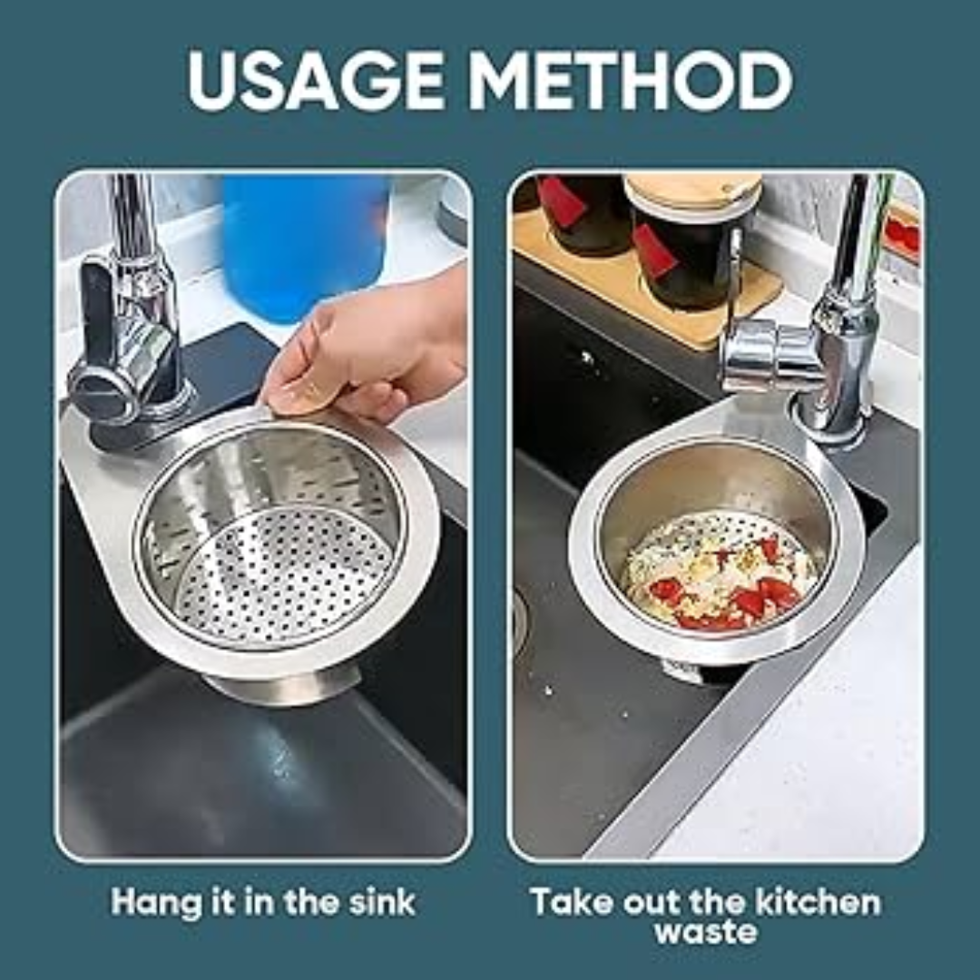 SinkStrainer Stainless Steel Swan-Design Sink Strainer