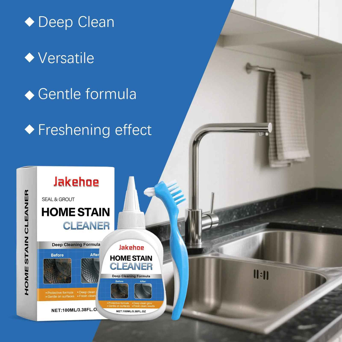 StainSolution Stain Remover with Scrubber