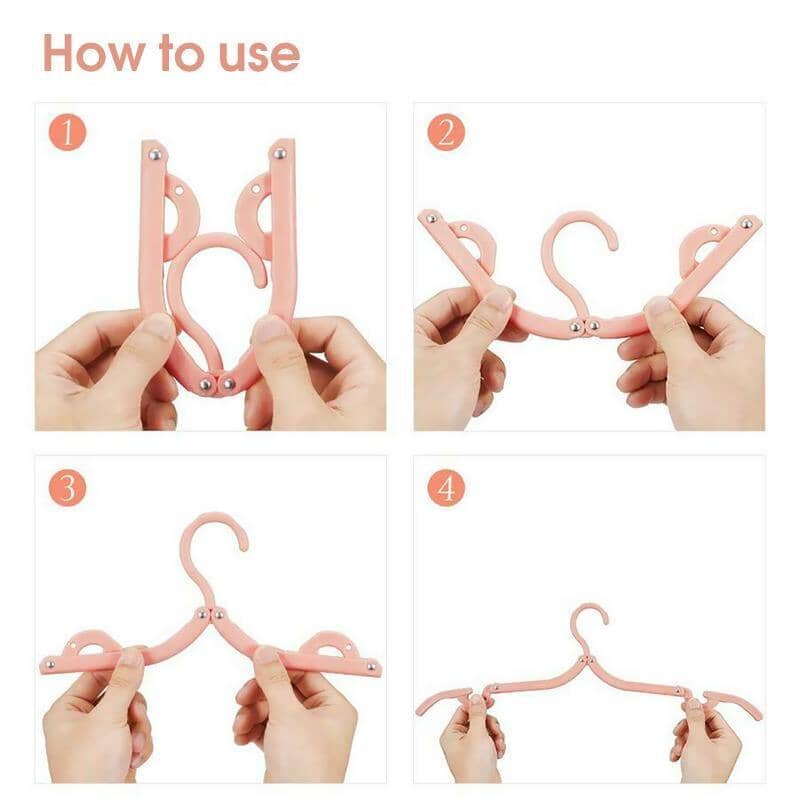 TravelHanger Foldable Travel Clothes Hanger