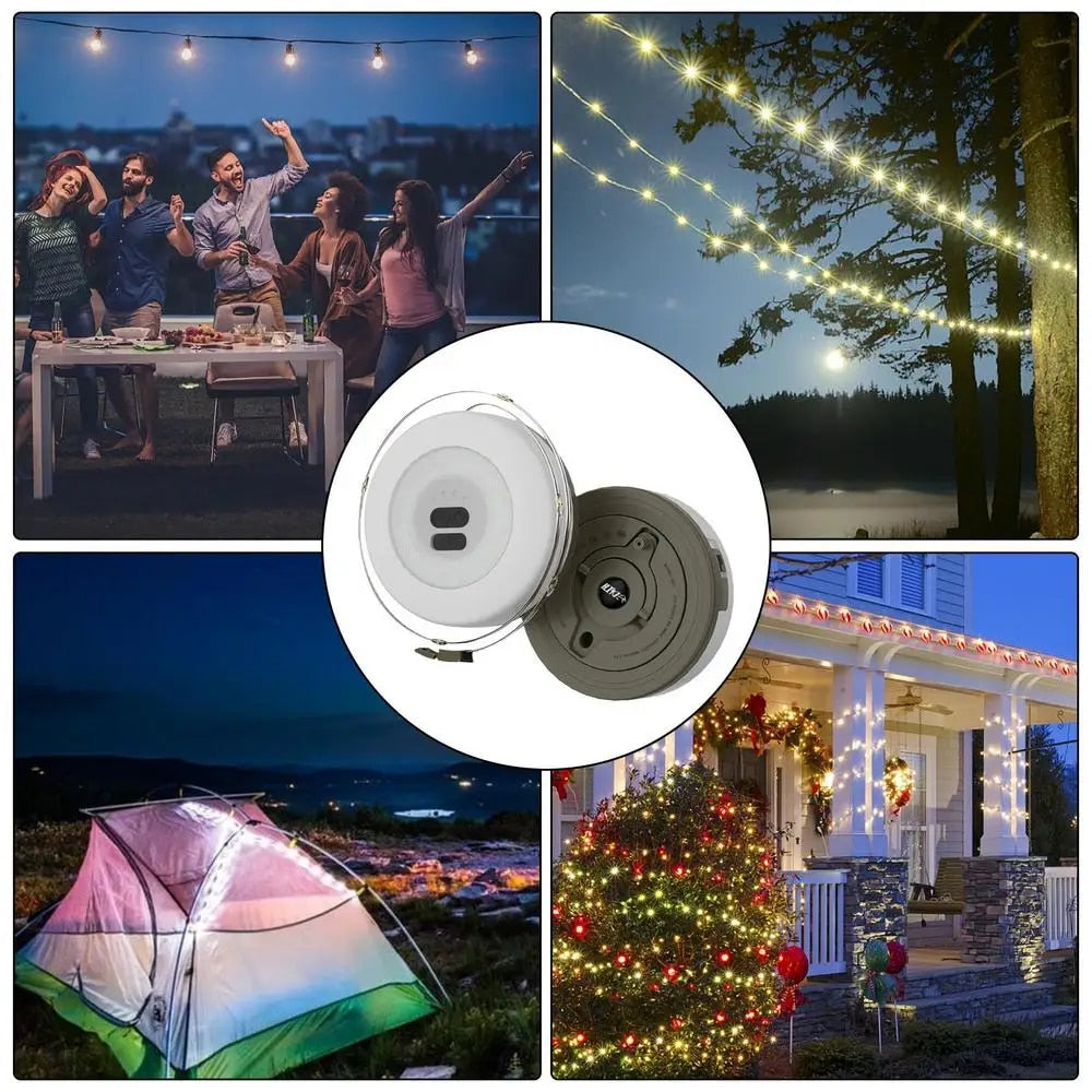 Portable LED String Lights Waterproof – Rechargeable