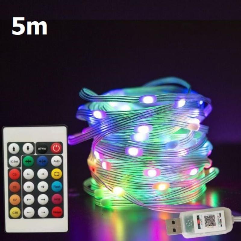 StringLight – Colorful LED fairy lights with remote control and music mode