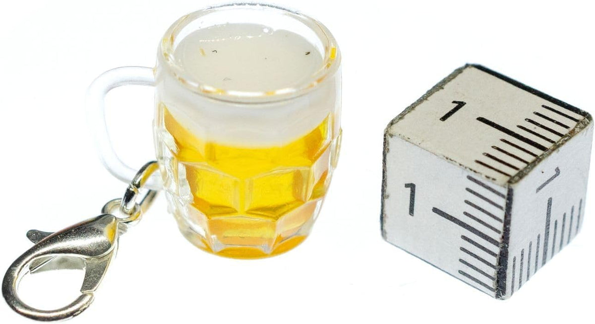 Oktoberfest Beer Mug Charm Pendant, Jewelry 2-Piece Set