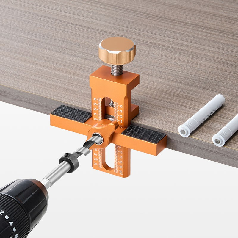 MountJig – Drilling template for cabinet fittings, precise installation