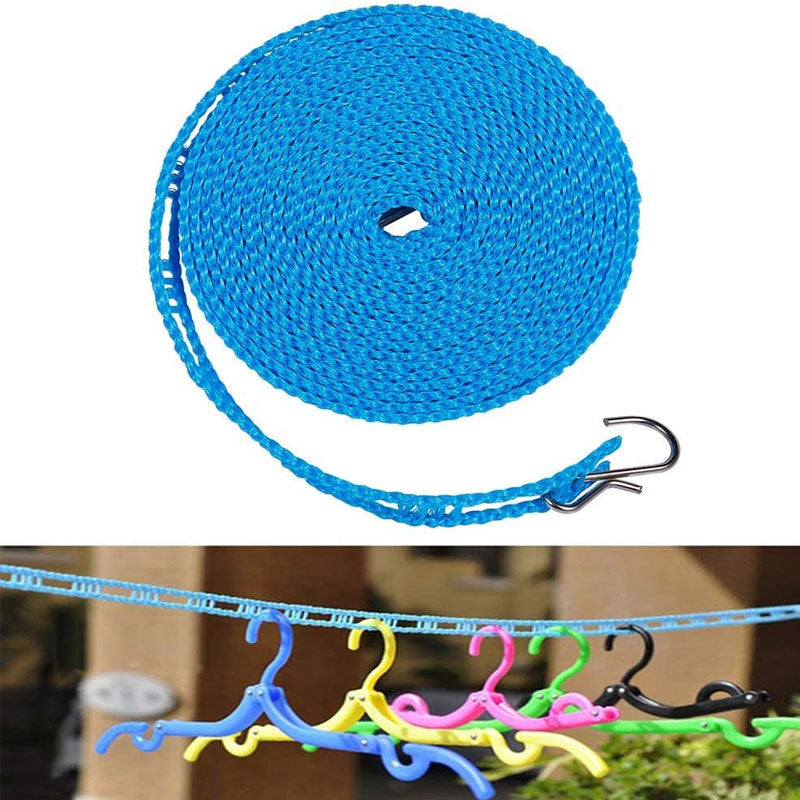 HangingLine – Portable Clothesline with Windproof Grid, 5 m