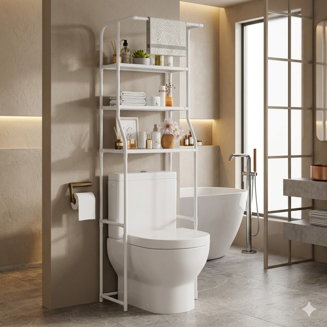 BathroomShelf Minimalist 3-Tier Bathroom Shelf