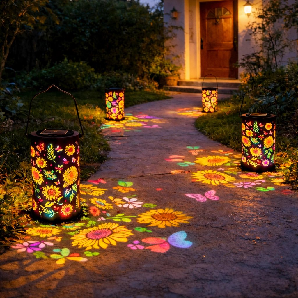 SunflowerLamp – Solar garden light with sunflower design