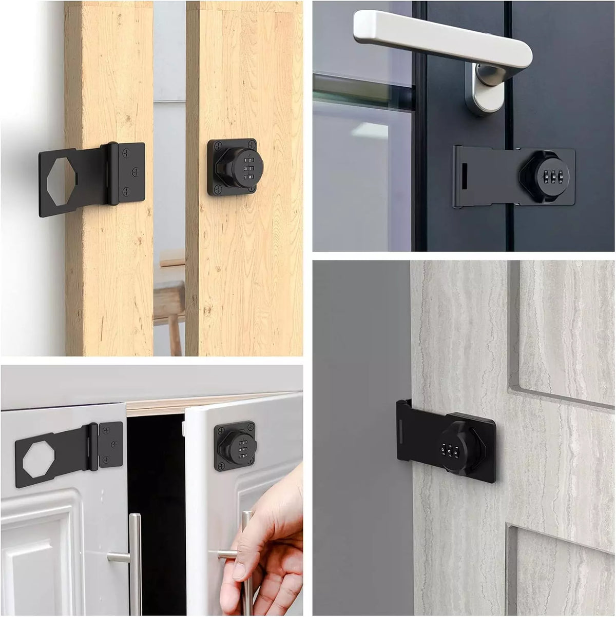 SmartLock 3-Digit Combination Lock with Easy Installation