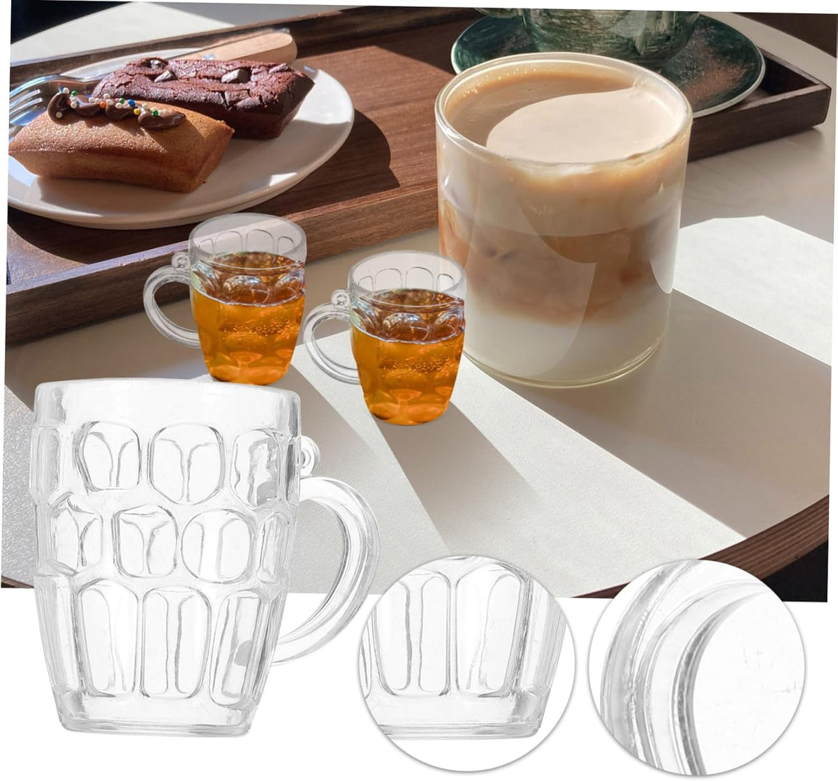 Oktoberfest mini beer mugs plastic, 50-piece shot glass set