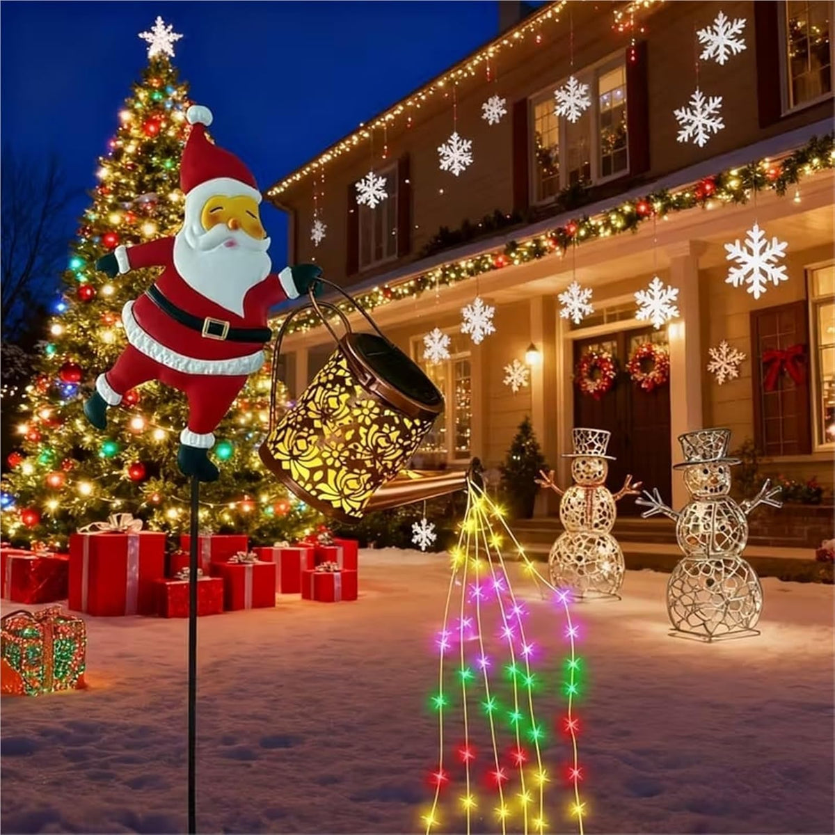 SantaKettle – Solar-powered Santa Claus garden light