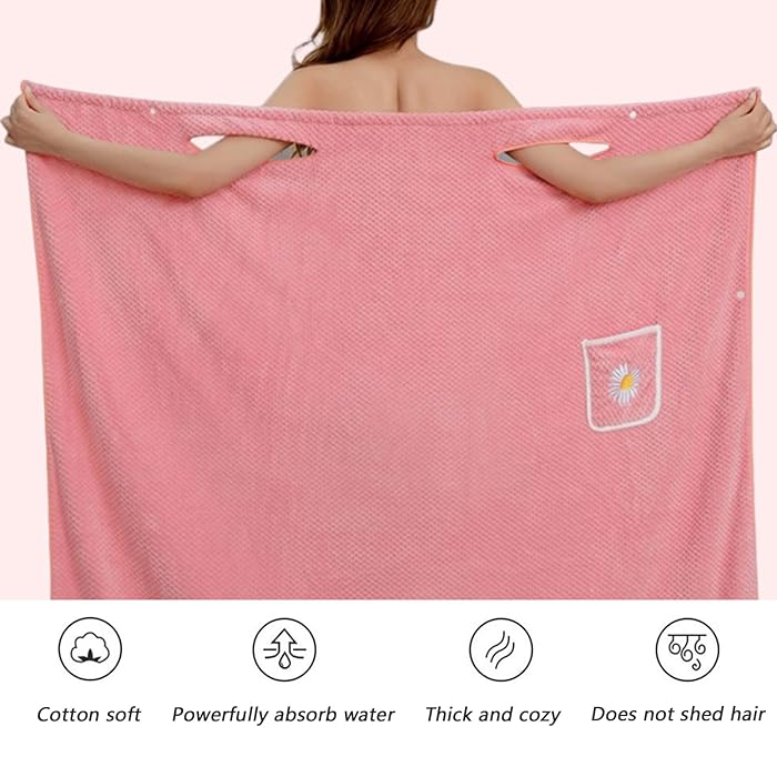 TowelDress Portable Quick-Dry Shower Towel