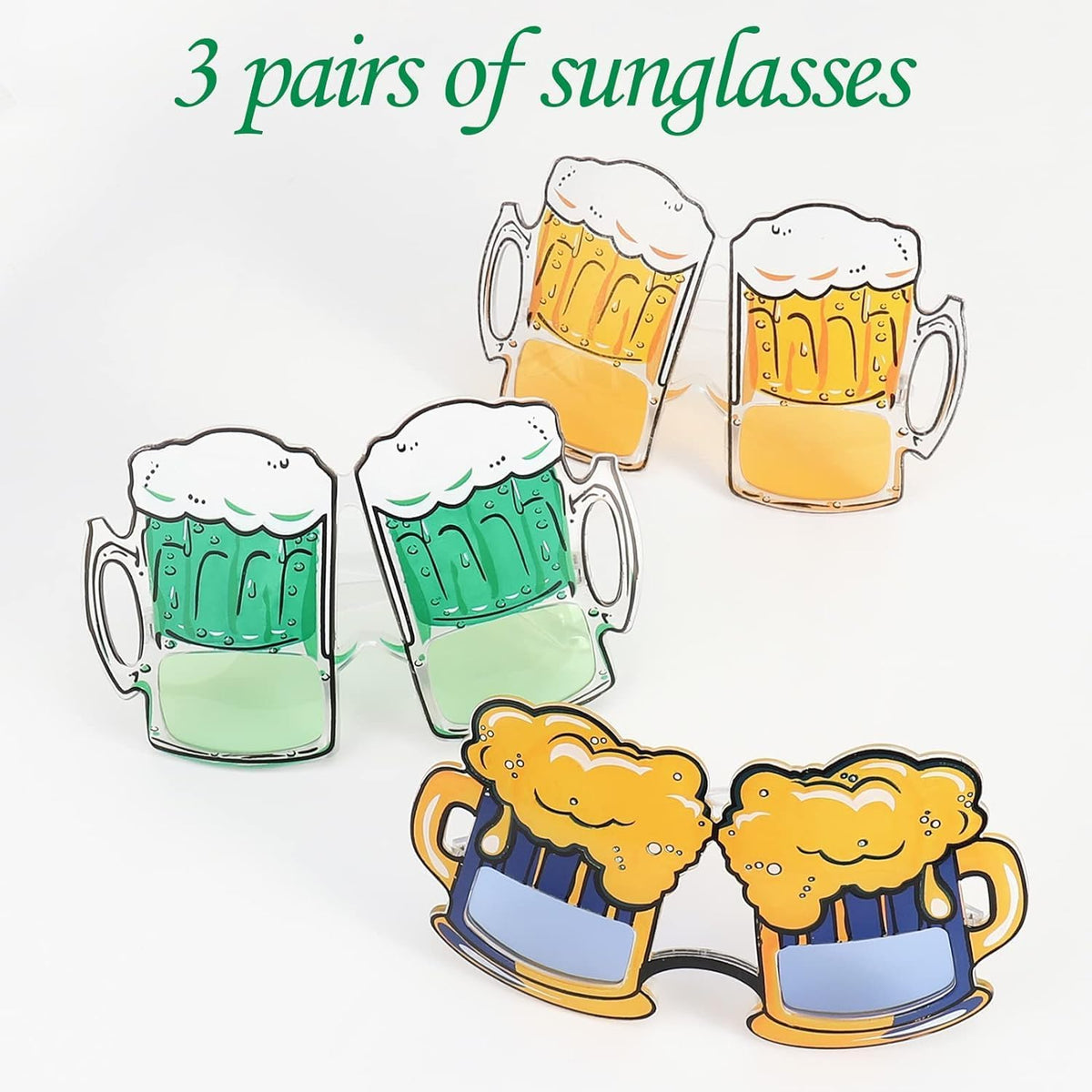 Oktoberfest Party Glasses Beer Mug Shape, Set of 9