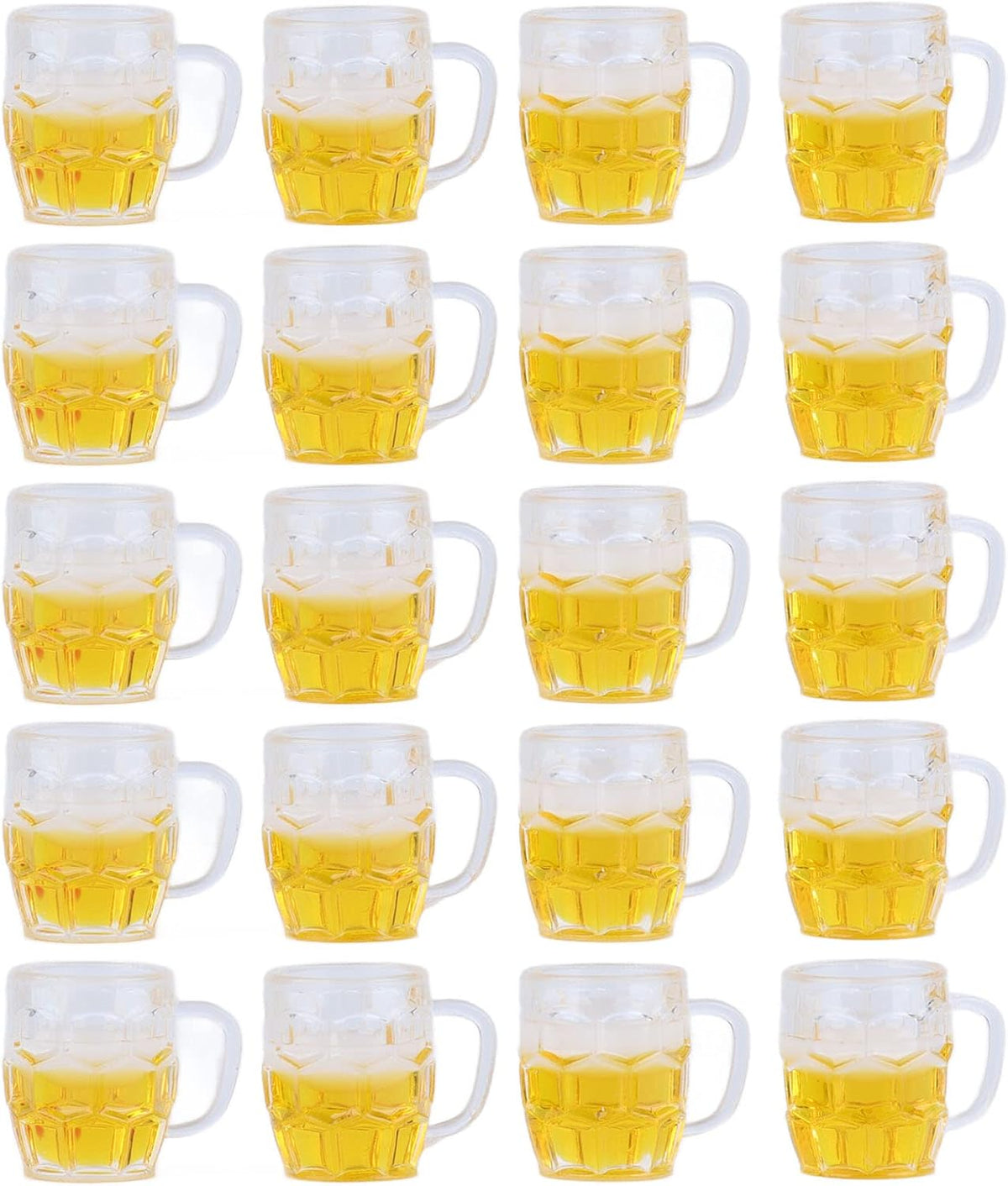 Oktoberfest Mini Beer Mug Decorations, Resin, Set of 12